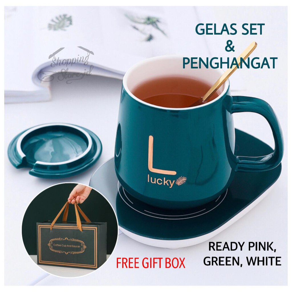 [100% ORIGINAL] PENGHANGAT PEMANAS WARMER GELAS AIR KOPI TEH COFFEE MAKER