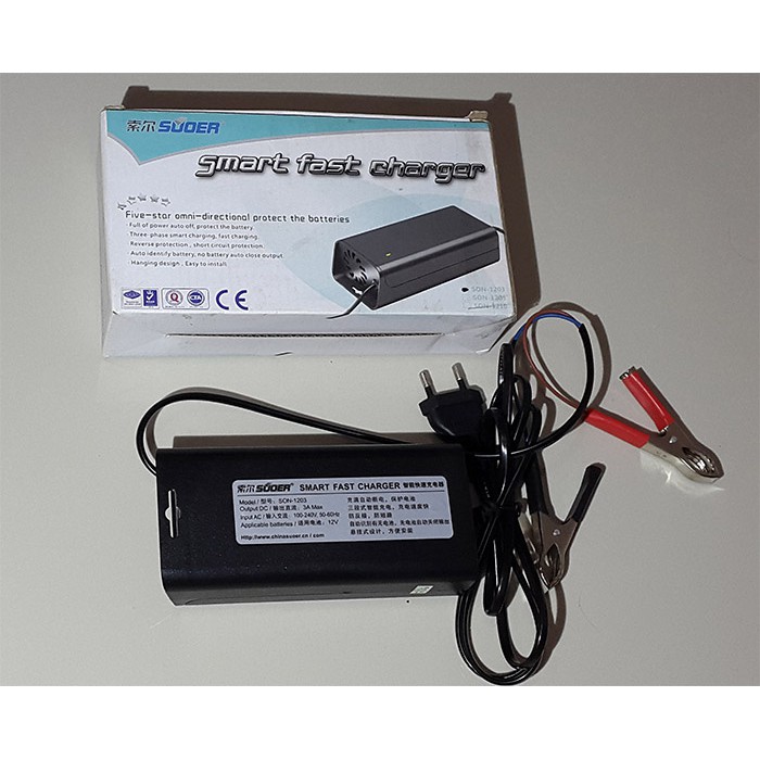 Charger Aki 3A SUOER Otomatis type SON-1203