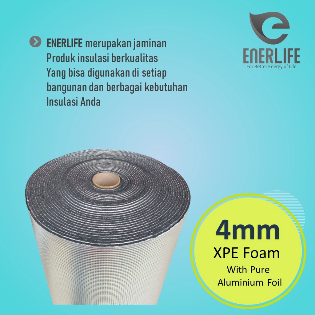 Peredam Panas Aluminium Foil Atap Rumah Thermal Foam 4mm S-4A2