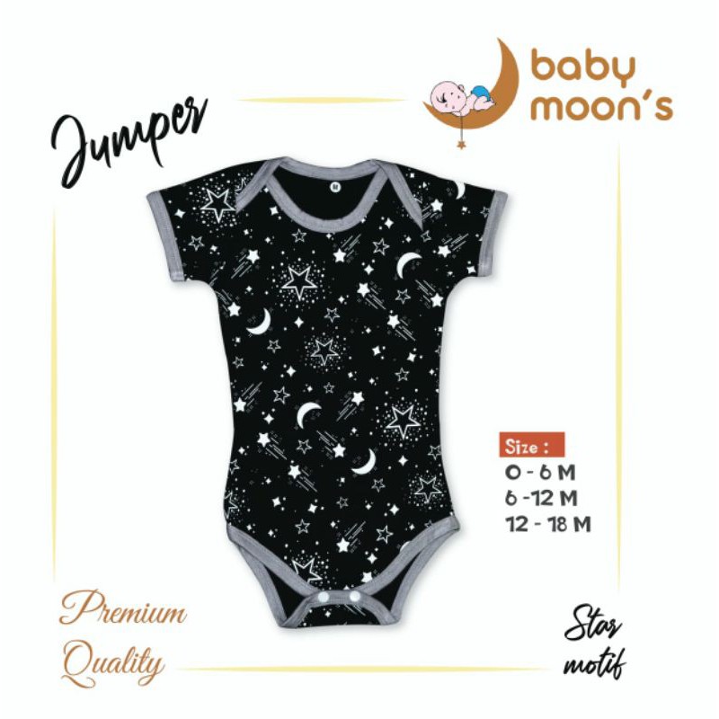 Jumper moons/baju bayi/bayi baru lahir/jumper new born