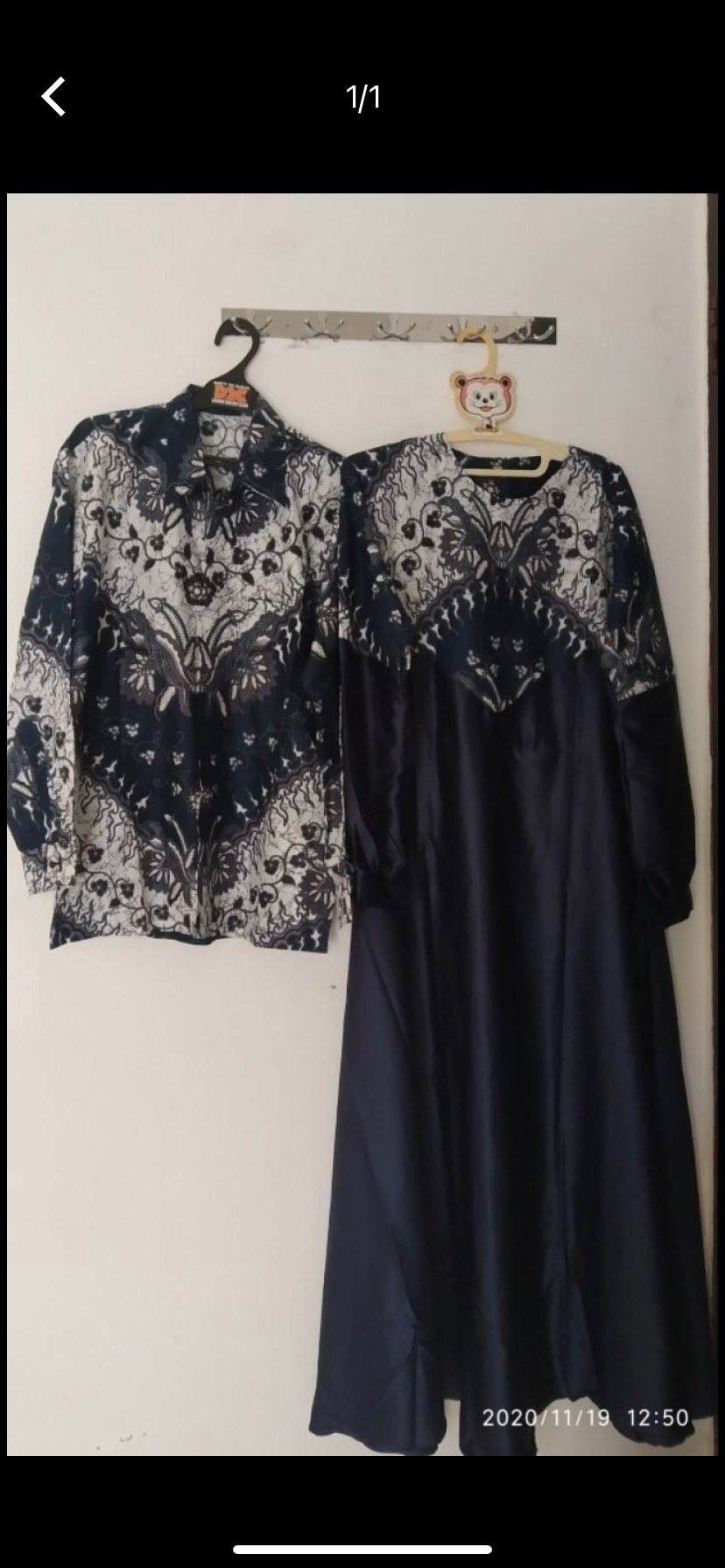 Couple Batik Gamis Kemeja Pria Anak Sarimbit Mix Velvet Terbaru / Batik Couple Keluarga Termurah