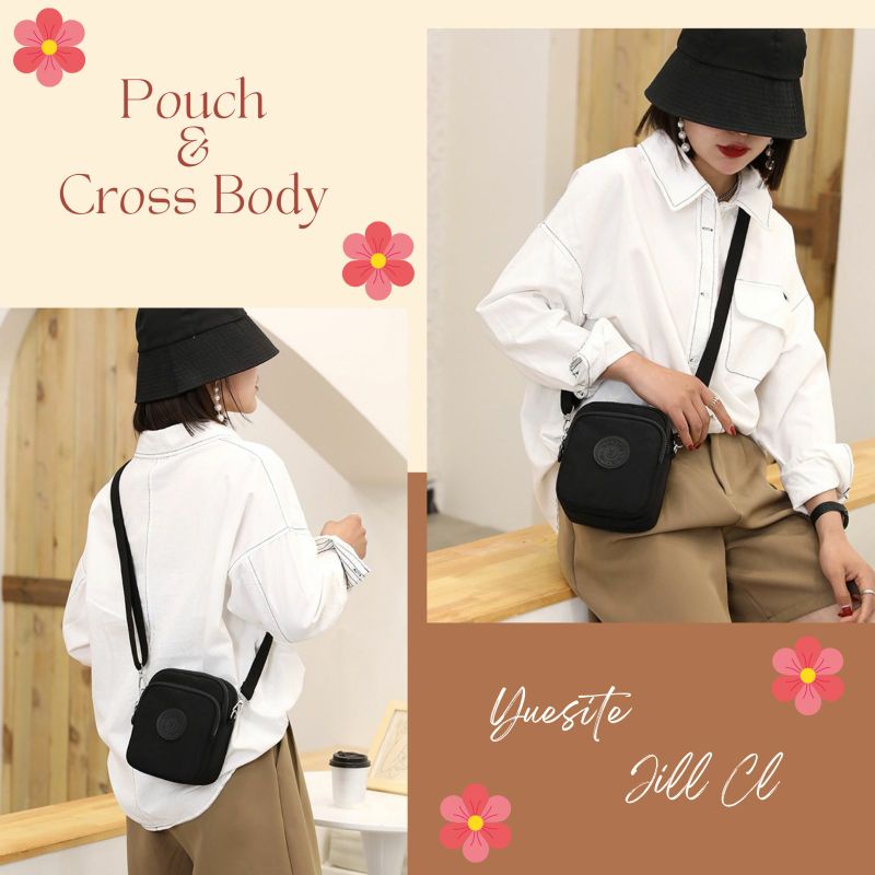 Tas selempang wanita pouch Yuesite Jill original unisex cyutebags