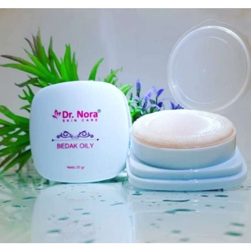 bedak tabur oily dr Nora aurellskincare