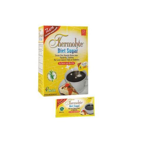 

Thermolyte Sweetener - Box isi 25 Sachet @ 1 Gram - Pemanis Pengganti Gula ✔
