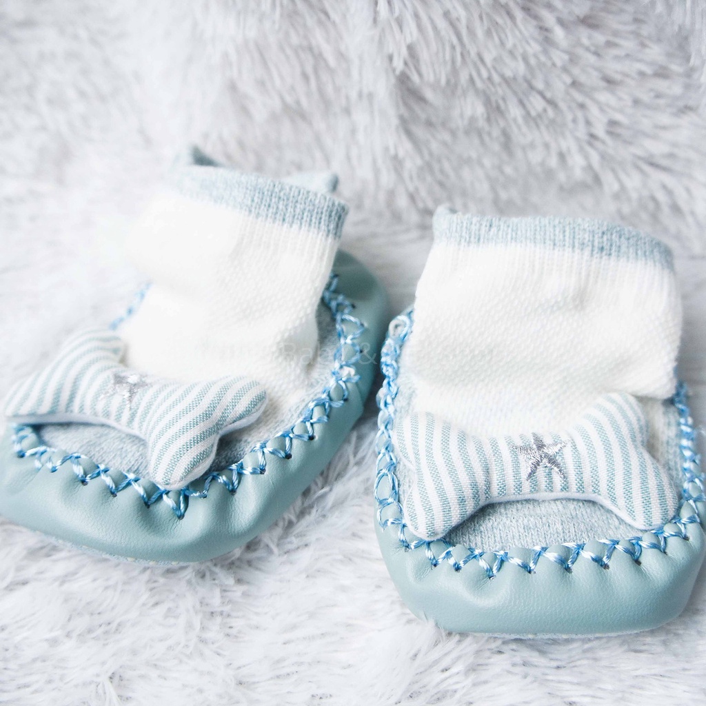 Baby Prewalker Sepatu Bayi Lucu Kaos Kaki Booties Skidder