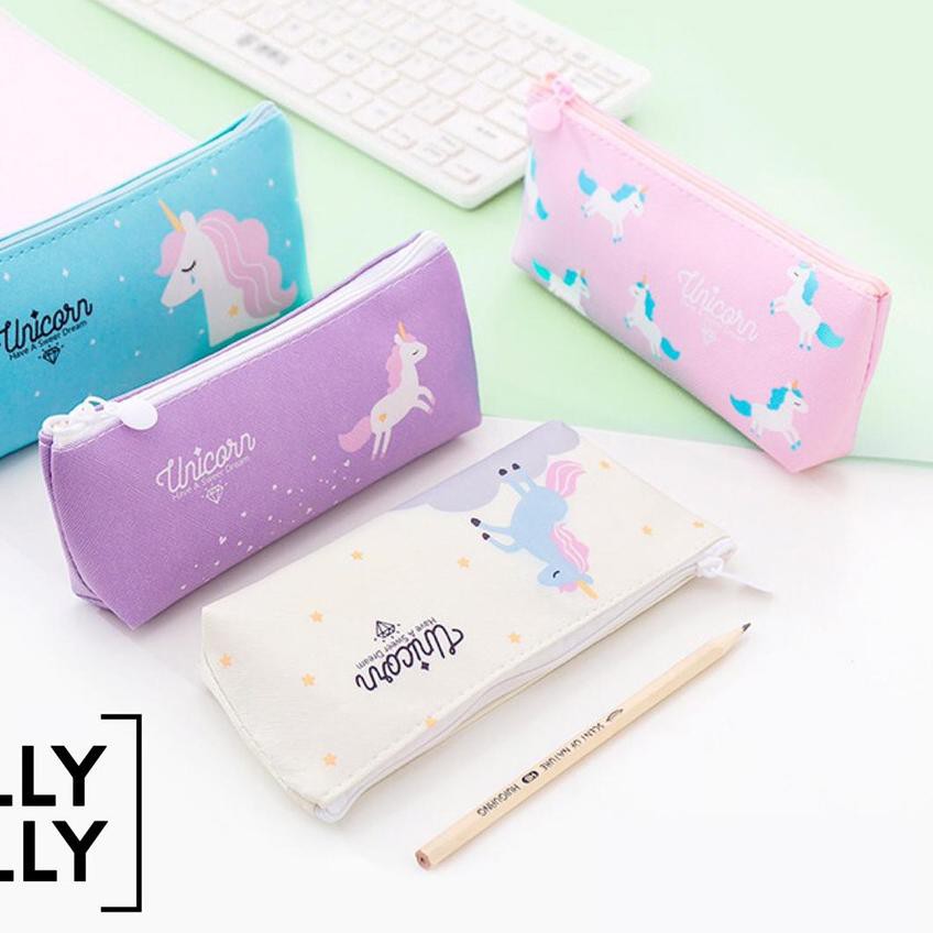 

Gratis Ongkir!! KODE-713 POLLYROLLY | KOTAK PENSIL LUCU UNICORN / ALAT TULIS/ STATIONARY LUCU