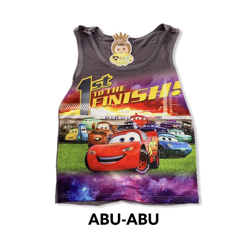 SINGLET ANAK LAKI LAKI CARS / KAOS DALAM SINGLET ANAK COWOK / KAOS OBLONG ANAK LAKI LAKI CARS