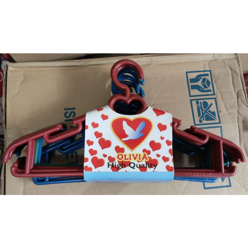 Hanger Gantungan Baju Plastik 1Lusin