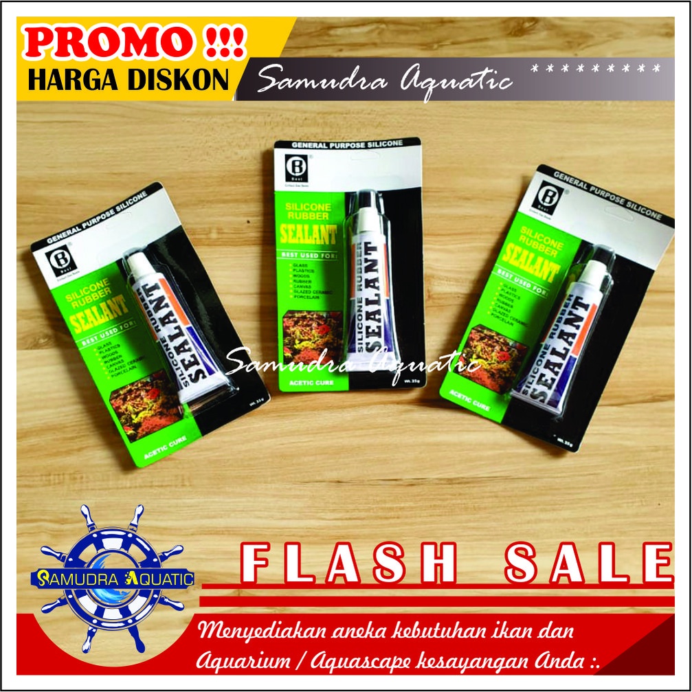 Lem Silikon Kaca Aquarium Aquascape, Lem Sealent Kaca Aquarium Aquascape