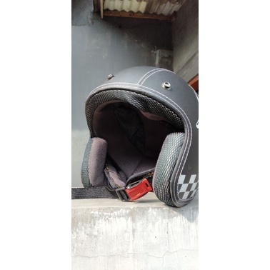 HELM BOGO ANAK JUNIOR 8 - 13 TAHUN KACA DATAR SNI FREE PACKING BOX