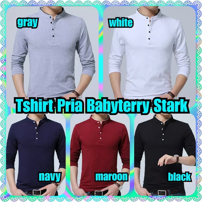 Kaos Tshirt Pria Babyterry Stark
