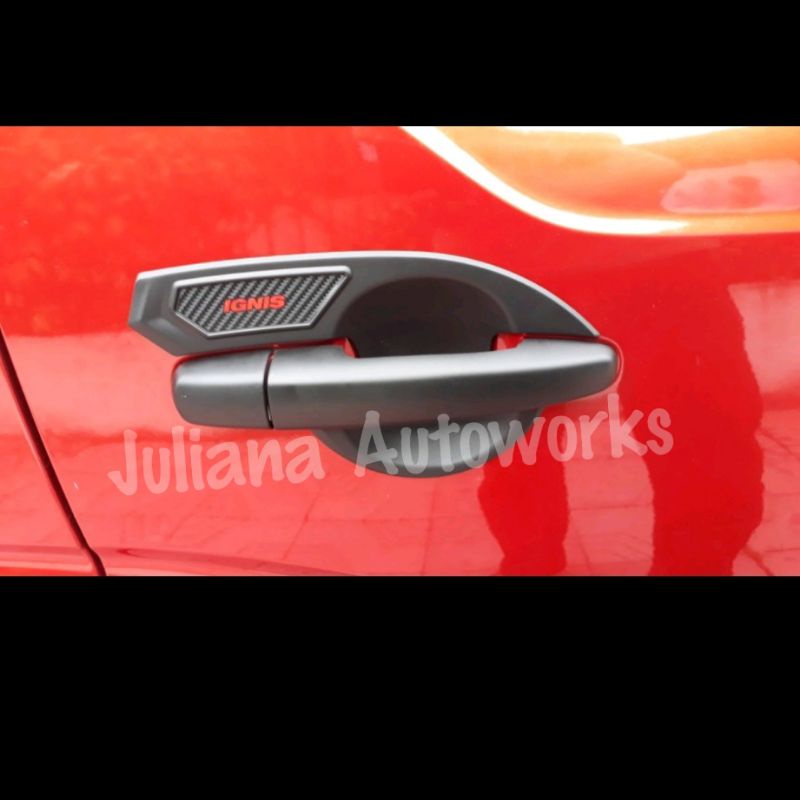 Outer Handle Tank Cover Suzuki IGNIS hitam doff