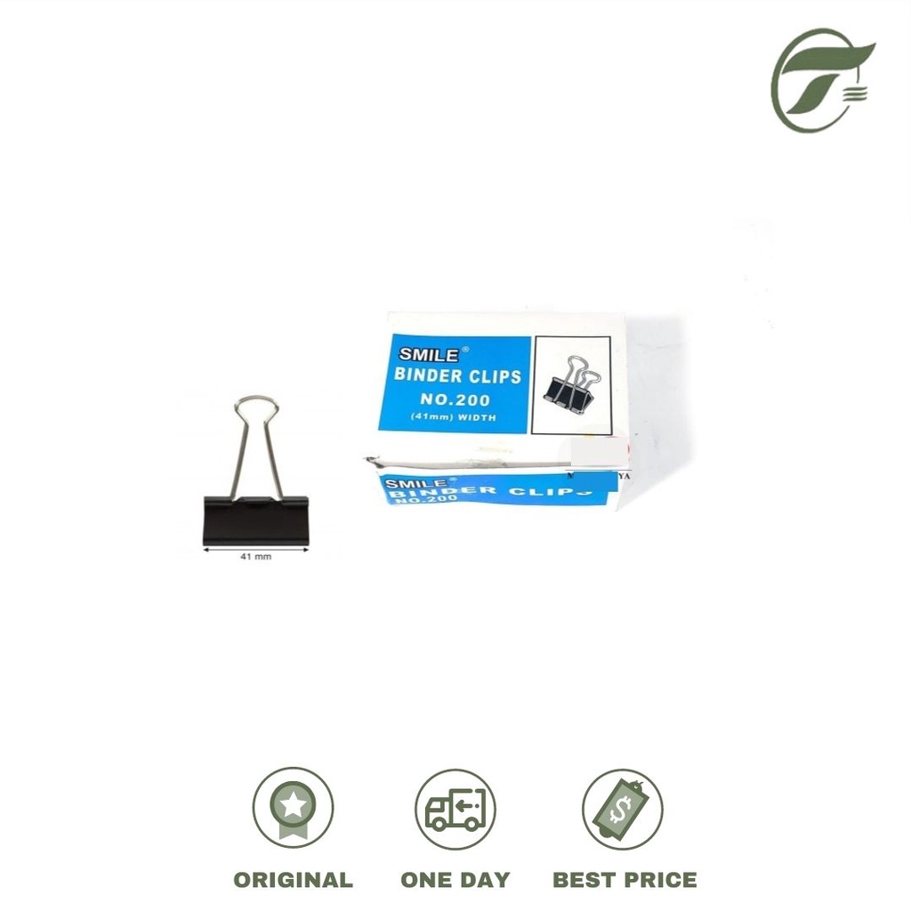 

DOUBLE CLIP NO: 200 41MM PACK SMILE