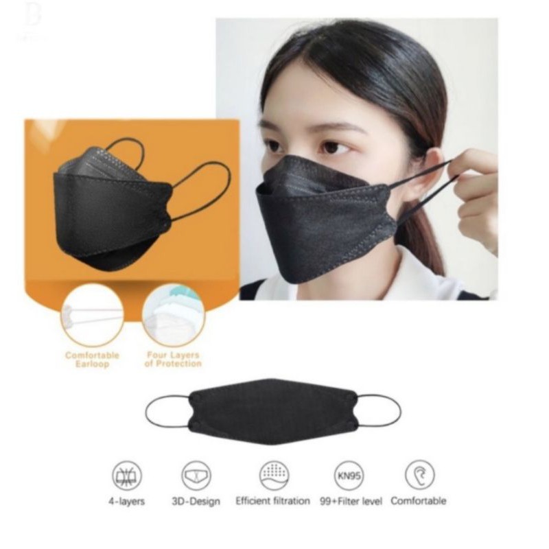 Masker KF94 Confex 4Ply Medis Korea - Masker Medis KF 94 Disposable Surgical Mask Earloop