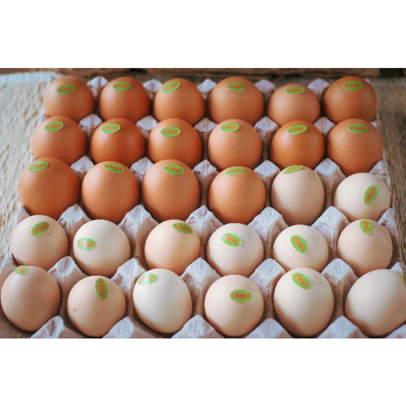 

telur paket B ( telur negri omega 1kg + telur kampung omega 14 butir )