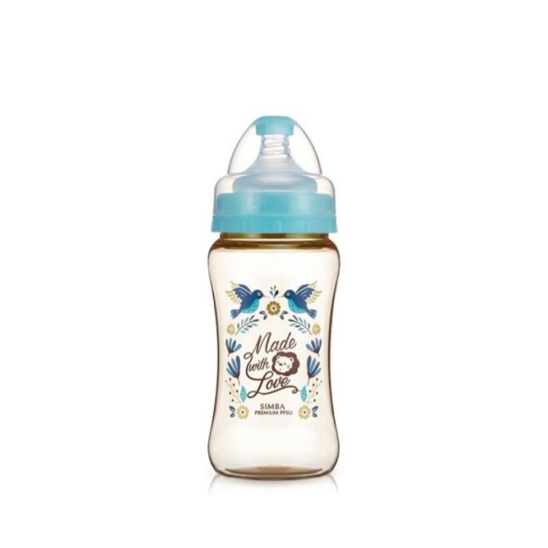 Simba Dorothy Premium PPSU Wide Neck Feeding Bottle 270ml - Botol Susu Bayi