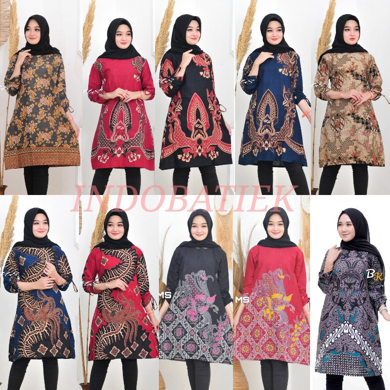 Flash Sale Terlaris Serut Genes Jelita Tunic Navbor Yelbor Whitbor Creambor Tunik Batik Modern Hrb030 Dolbi Dob 8x9J8xuwjBeY8