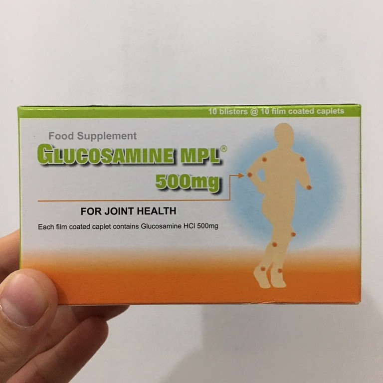 Glucosamine MPL 500 mg 1 STRIP 10 TABLET VITAMIN SENDI LUTUT TULANG SEHAT KUAT TULANG KITA SEMUA