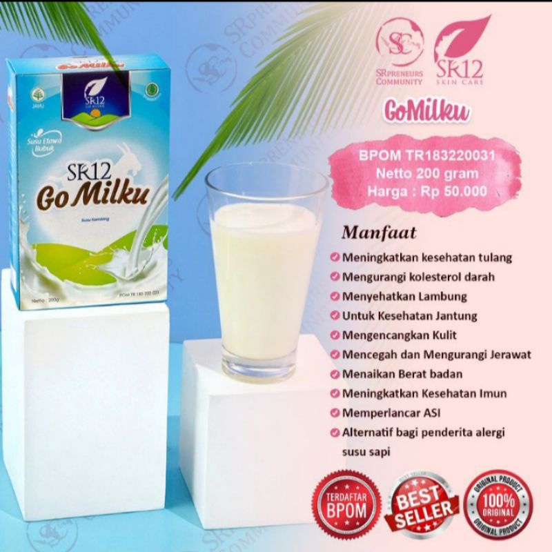 

GOMILKU ORIGINAL#SUSU KAMBING ETAWA#SUSU SR12#SUSU RASA ORIGINAL