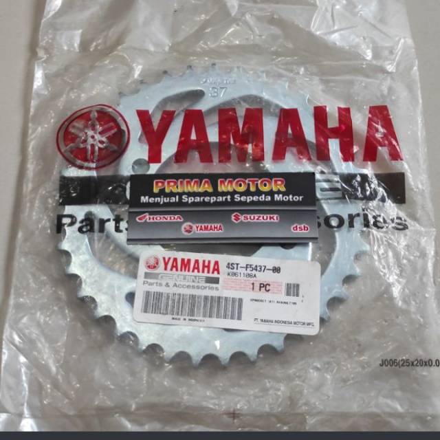 GEAR GIR BELAKANG RX KING 37T SUNSTAR GEAR GIR RX KING ORI YAMAHA YGP