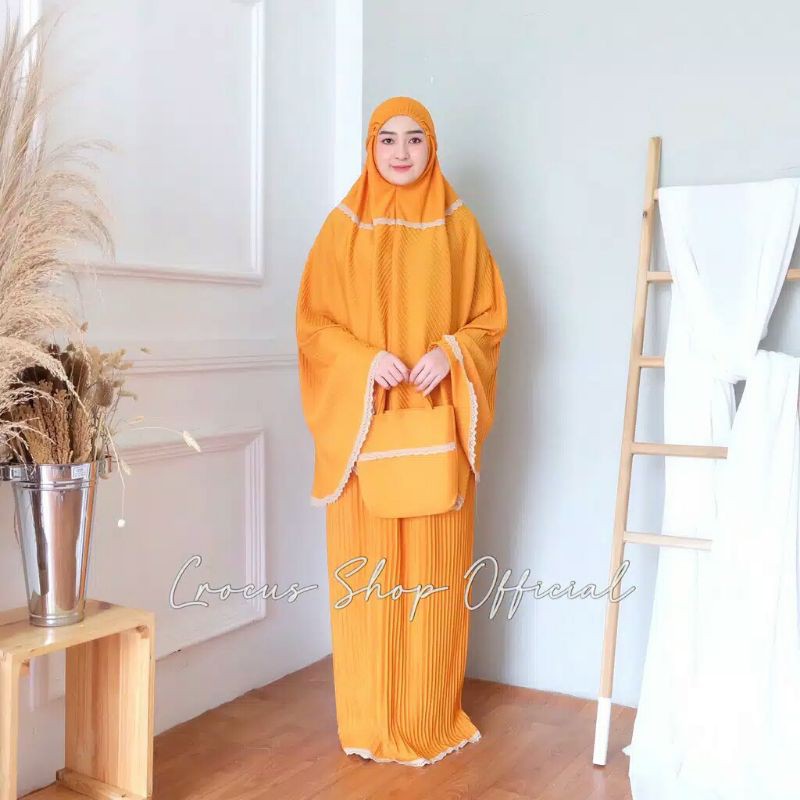 MUKENA PLISKET TERMURAH/COD MUKENA PLISKET