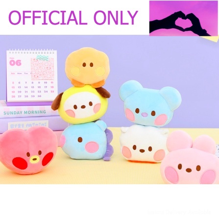 OFFICIAL ONLY - BT21 BABY MININI WRIST CUSHION NARA HOME DECO OFFICIAL