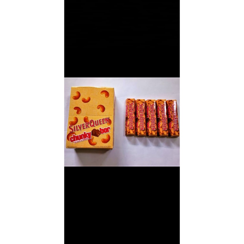 

Silverqueen Chuncky Bar 33 gram isi 12 pcs