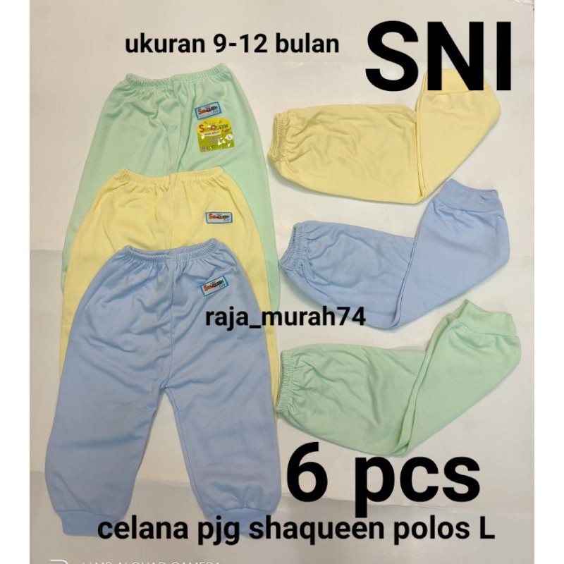 6 pcs cln pjg shaqueen polos L