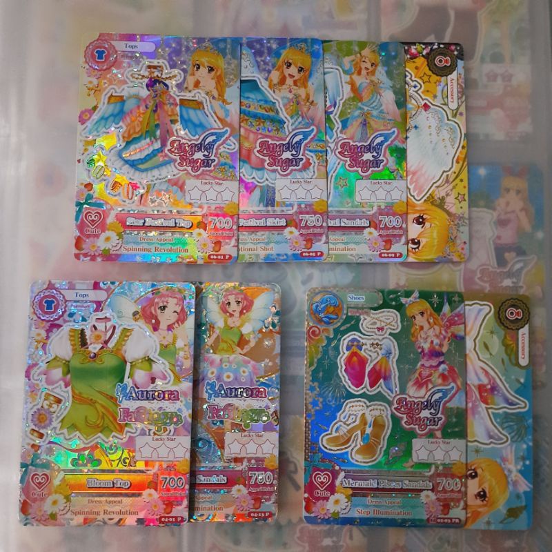 AIKATSU | Ichigo Star Festival Set, Sakura Bloom Tops and Shoes, Ichigo Pisces Shoes and Acc