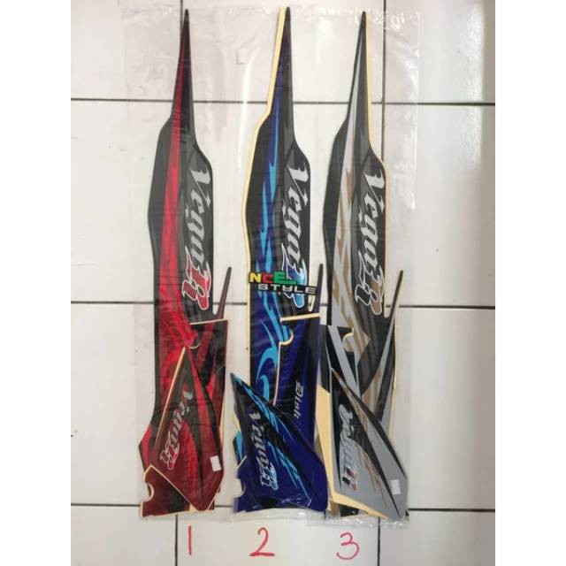 Striping sticker Lis motor Vega R New 2008