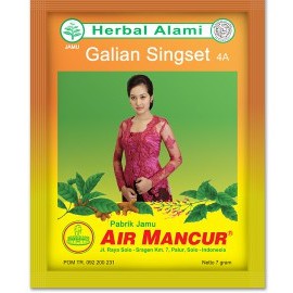Jamu Galian Singset 4A Air Mancur
