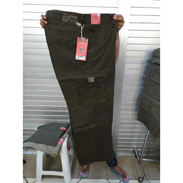 BIGSIZE CARDINAL Original Celana Cargo Panjang Pria Katun BIGSIZE CARDINAL Original Celana Cargo Panjang Pria Katun
