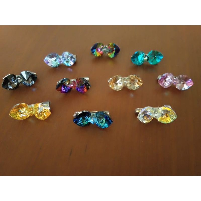 [READY STOCK] Swarovski Mini Brooch | Bros Dagu Mini