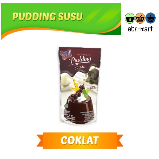 NUTRIJELL PUDING Susu Rasa Coklat 145gr *