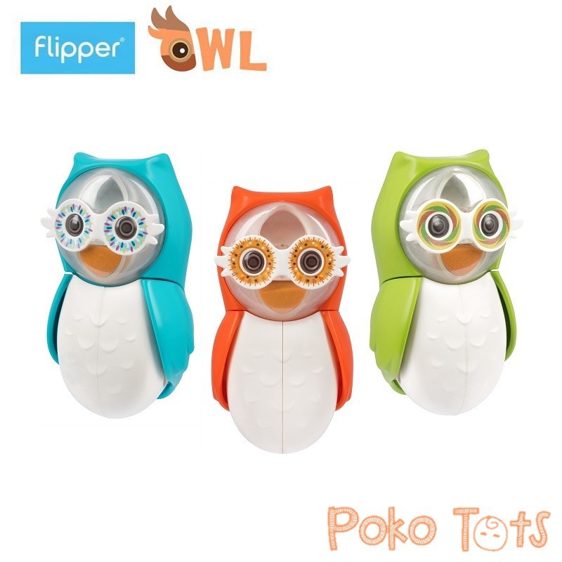 Flipper Toothbrush Holder OWL Series with Timer Tempat Sikat Gigi Tooth Brush Cover