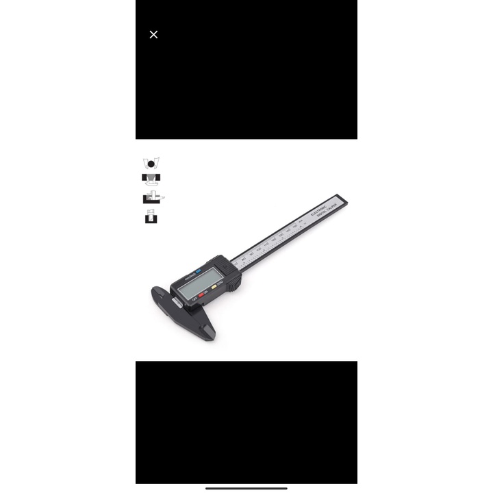 Digital Display Vernier Caliper 0-150 MM / Jangkar Sorong Elektrik SKE