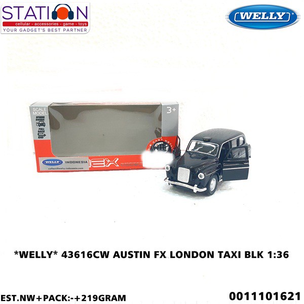 WELLY 43616CW AUSTIN FX LONDON TAXI BLACK 1-36