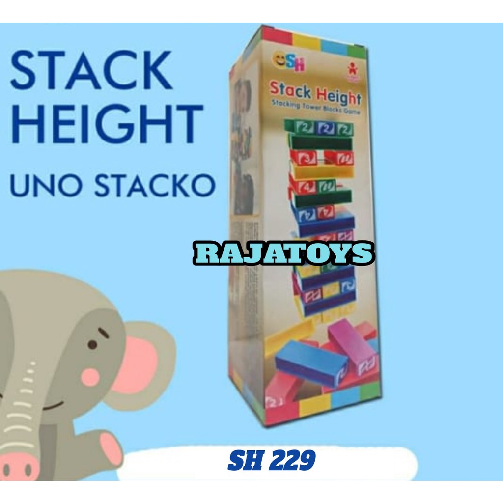 RAJA-UNO STACKO STACK HEIGHT TOWER BLOCK SUSUN - SH 229