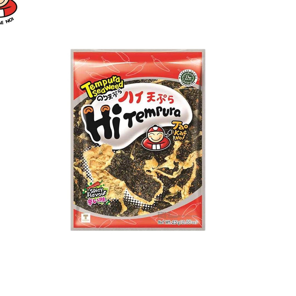 

[KODE BARANG 184] Tao Kae Noi Hi Tempura Spicy 25 gr x 3 pcs TERMURAH!!!