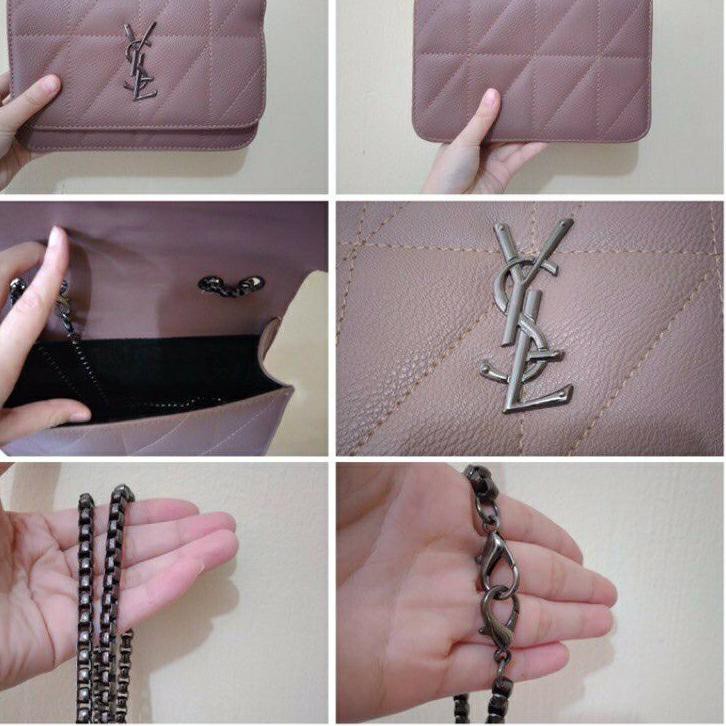 ➪ Tas Cewek Kekinian YSL Bag Wanita Elegan Tas Selempang Cewek Tali Rantai Sling Bag Shoulder ➲