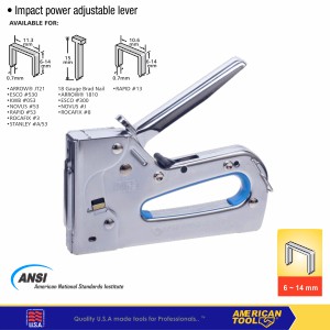 

American Tool 3 Way Staples Gun Tacker 8957834