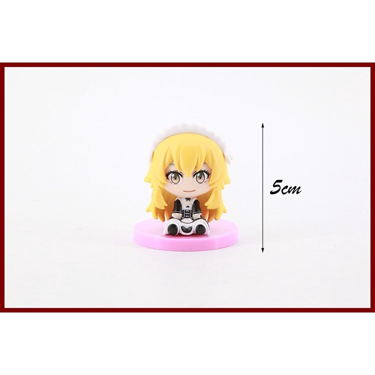 8 pcs/set Figure Re Zero kara Hajimeru Isekai Seikatsu Rem Ram Emilia