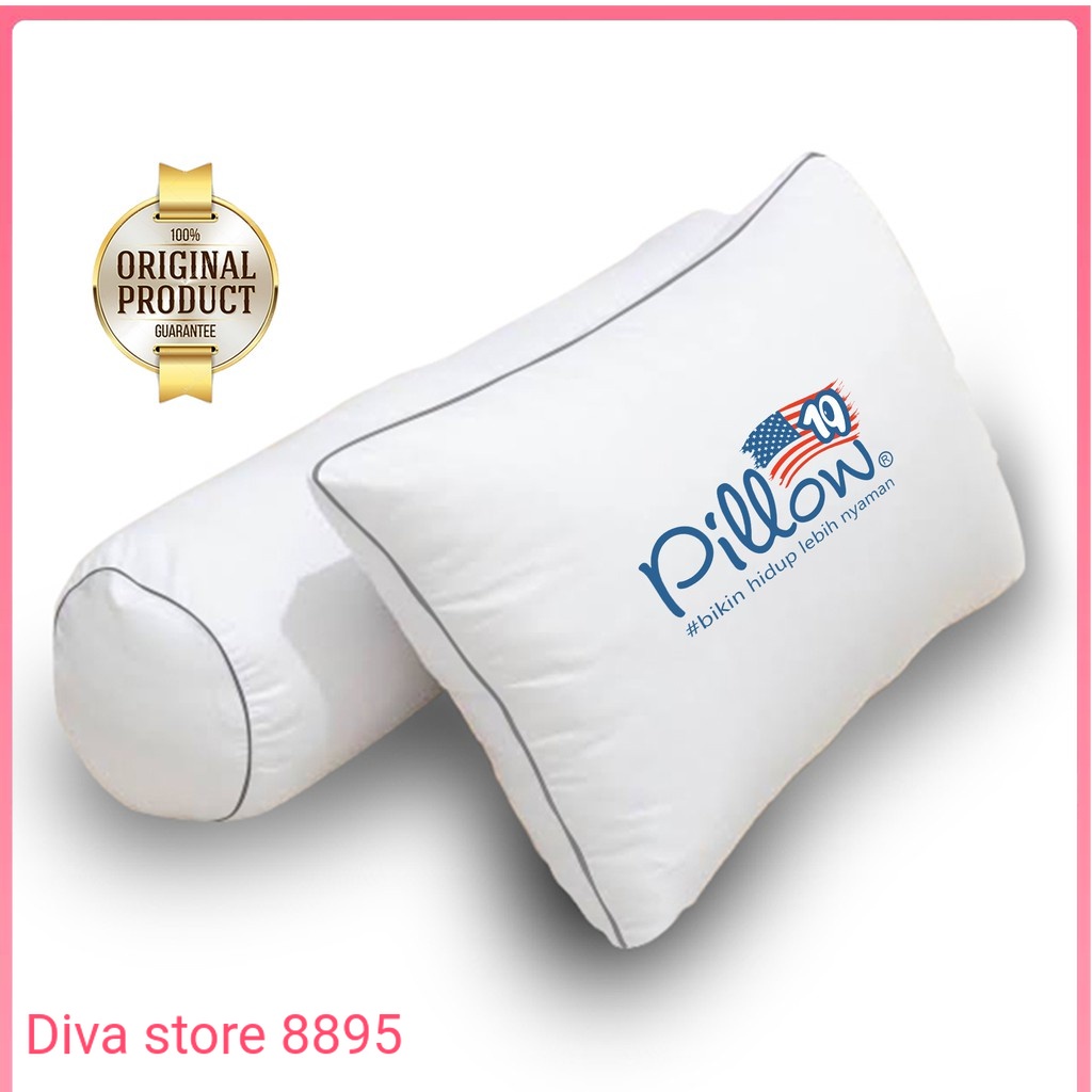 ⭐⭐⭐⭐⭐ BANTAL PILLOW -BANTAL HOTEL-ISI SILICON 100% - Bisa Dicuci CL