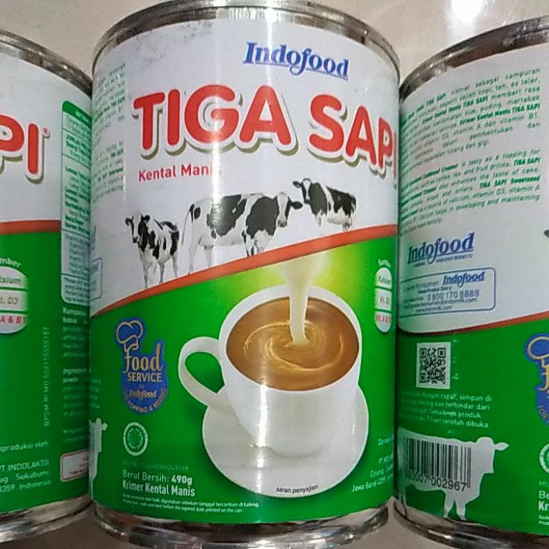 Susu Kental Manis Tiga Sapi 490 gr