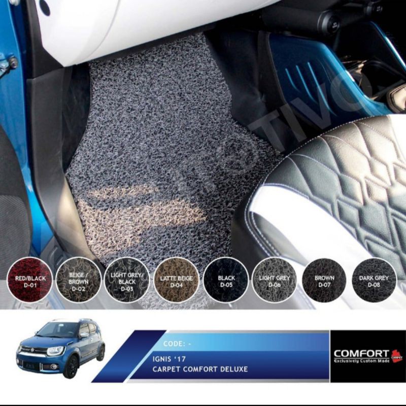 karpet mobil comfort Suzuki Ignis deluxe original jsl