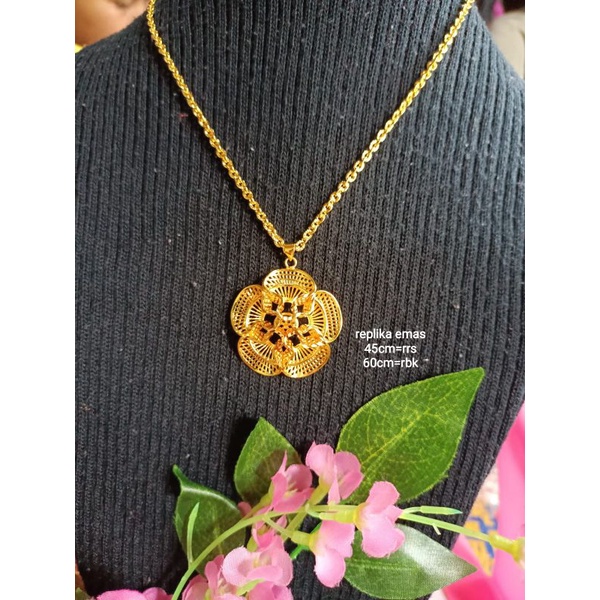 Kalung,gelang replika emas model kendari,cocok dipake pesta,sehari hari,kado