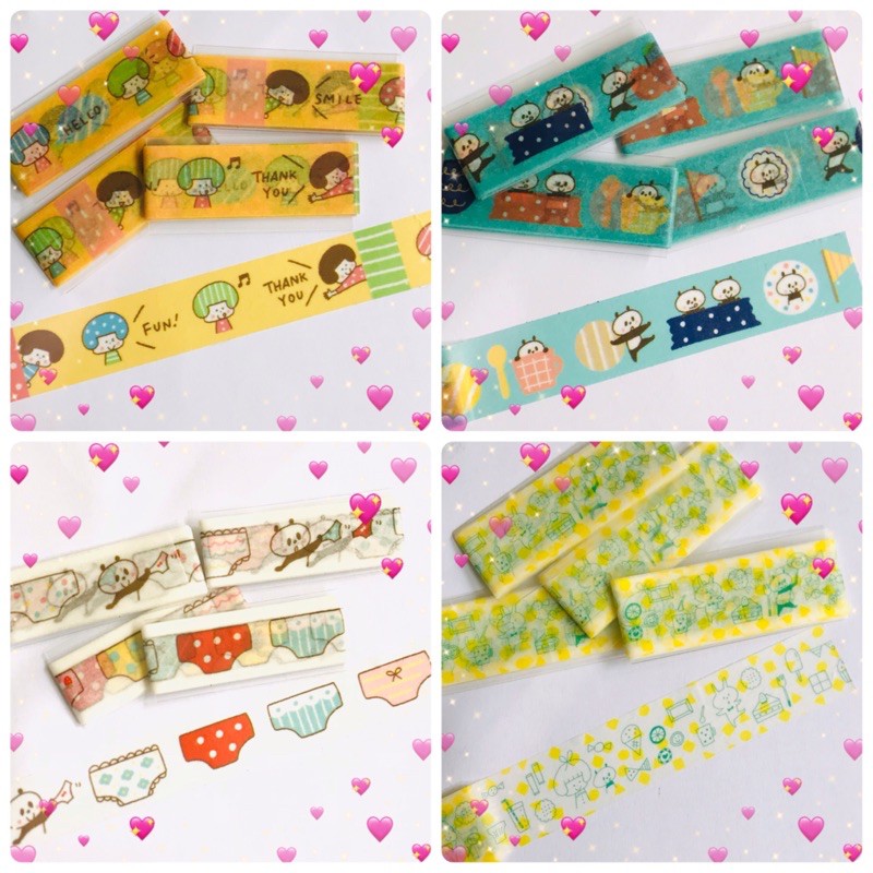

washi tape sample mizutama x papier platz
