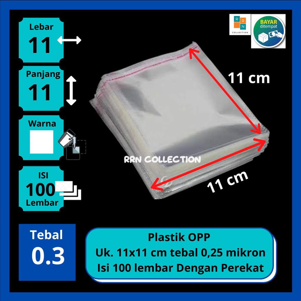 plastik opp 11x11cm/plastik opp bening/plastik opp lem/plastikopproti/plastik opp souvenir/opp tebal