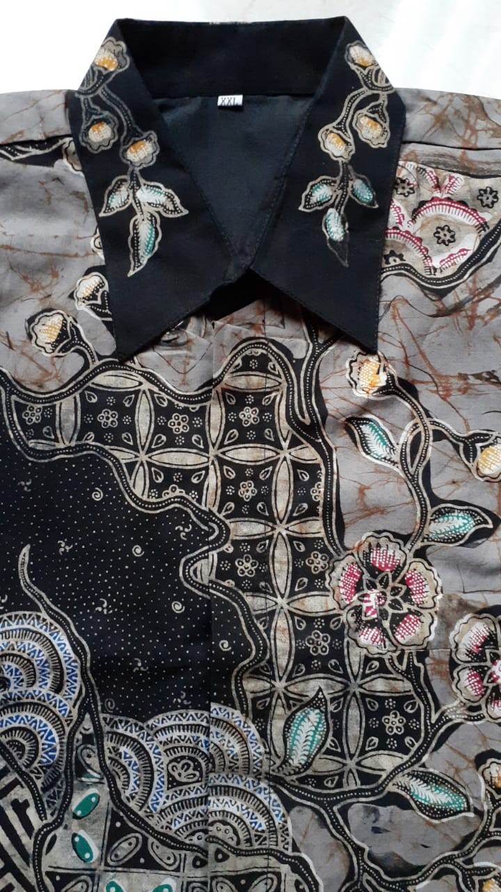 Kemeja Batik Tulis Lengan Pendek Size M L Xl Xxl Jumbo Fashion Batik Pria Tulis Kombinasi Pekalongan
