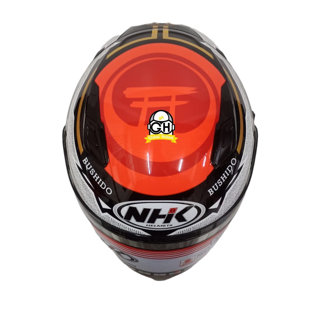 NHK S1 GP PRO GRAFIK SE MIHAIL BLACK RED GPPRO DOUBLE VISOR DD-RING